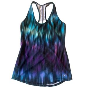 Old Navy Activewear Racerback Tank Top Size XS Turquoise/Purple